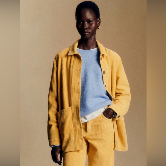 Sezane Jackets & Blazers - Sézane Will Jacket Mustard Corduroy